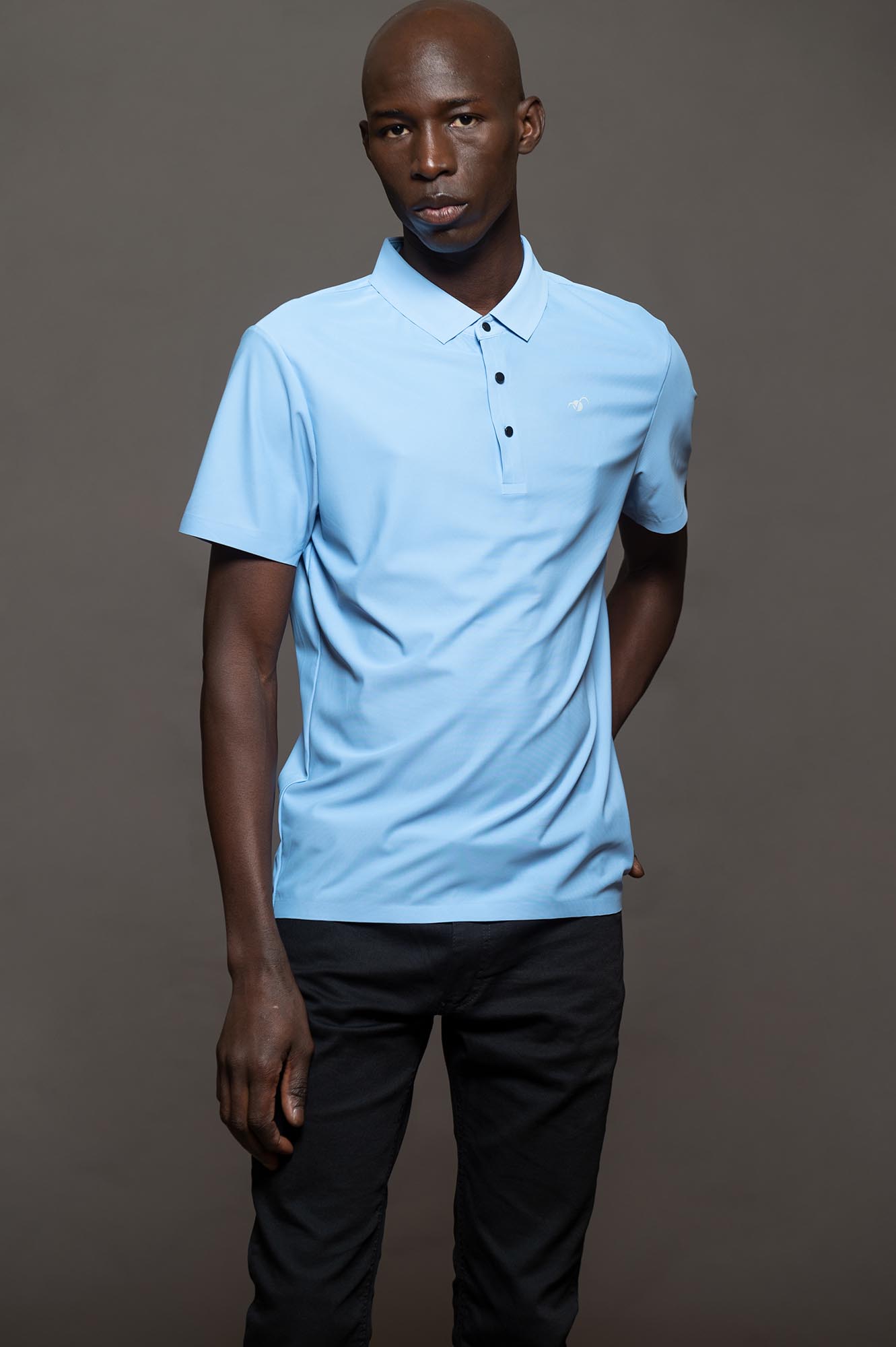 300CE - CHOMBA PELLICCIA CELESTE